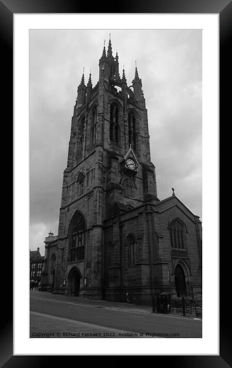 St Nicholas' Cathedral, Newcastle Framed Mounted Print by Richard Fairbairn