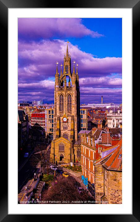 St Nicholas' Cathedral Framed Mounted Print by Richard Fairbairn