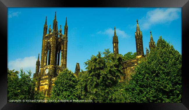 St Thomas' Church, Newcastle. Framed Print by Richard Fairbairn