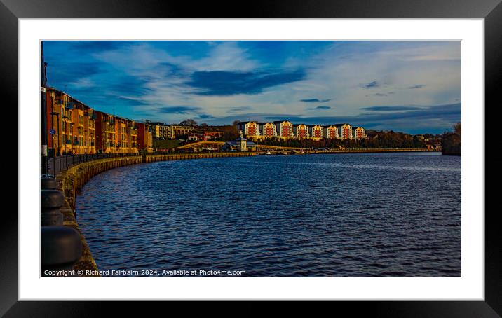 Ouseburn Framed Mounted Print by Richard Fairbairn