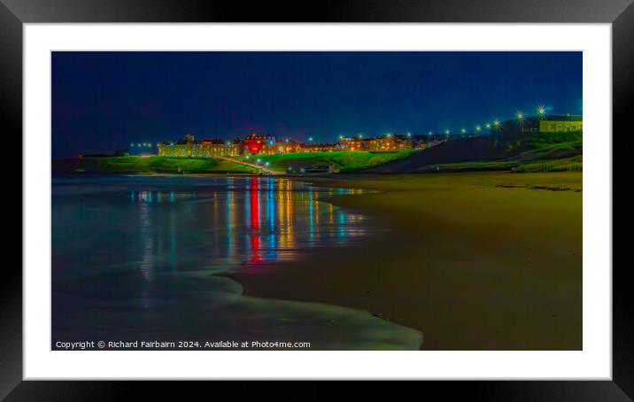 Longsands Beach Framed Mounted Print by Richard Fairbairn