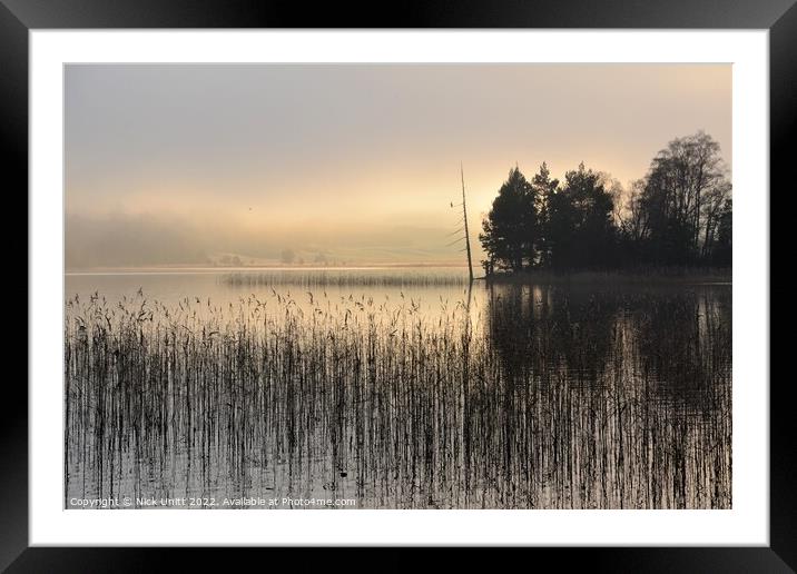 Loch Pityoulish, Aviemore Framed Mounted Print by Nick Unitt