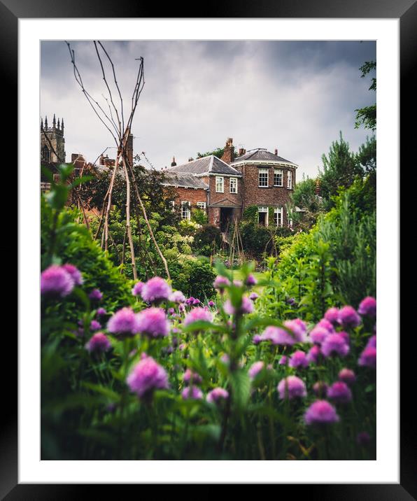 York's Grays Court Hotel Framed Mounted Print by Alan Wise