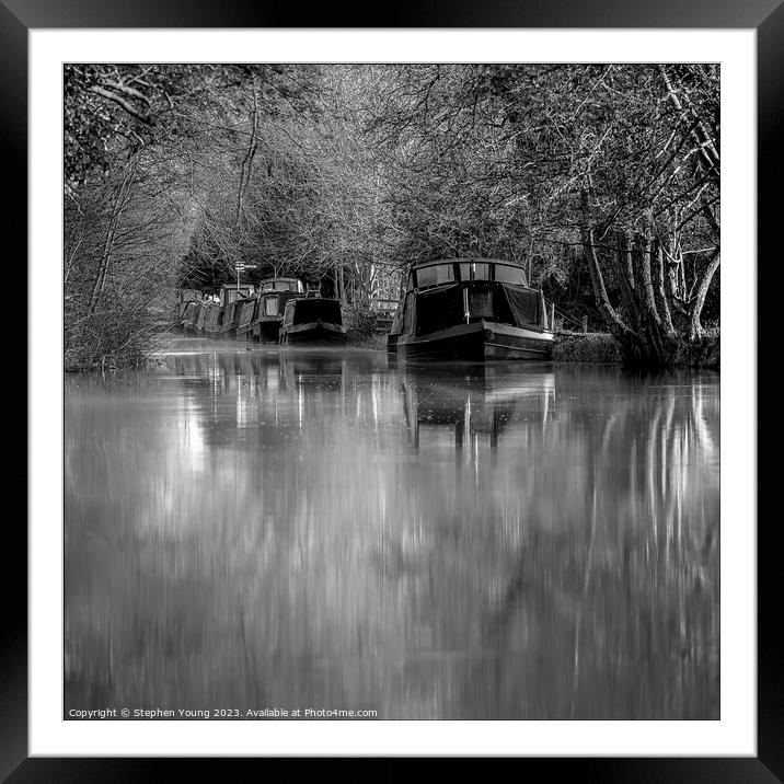 Kennet and Avon Canal Framed Mounted Print by Stephen Young