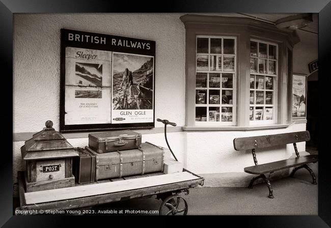 Glenfinnan Railway Station Framed Print by Stephen Young