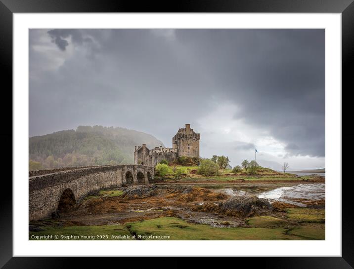 Eilean Donan Castle Framed Mounted Print by Stephen Young