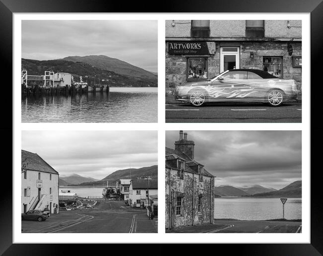 Ullapool Scotland 4 Image Set Framed Print by Stephen Young