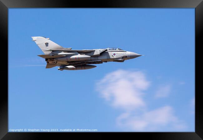 RAF Tornado Framed Print by Stephen Young