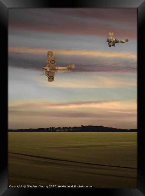 Vintage Aircraft of a Bygone Era Framed Print by Stephen Young