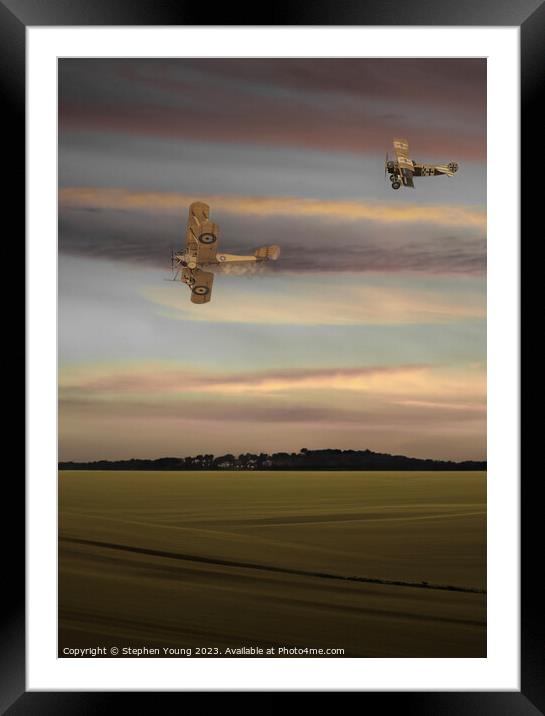 Vintage Aircraft of a Bygone Era Framed Mounted Print by Stephen Young