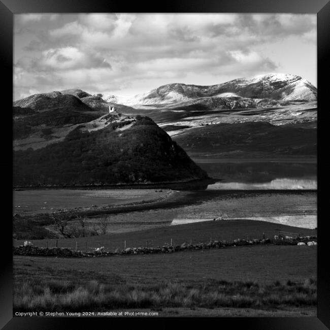 Highland Layers of Scotland Framed Print by Stephen Young