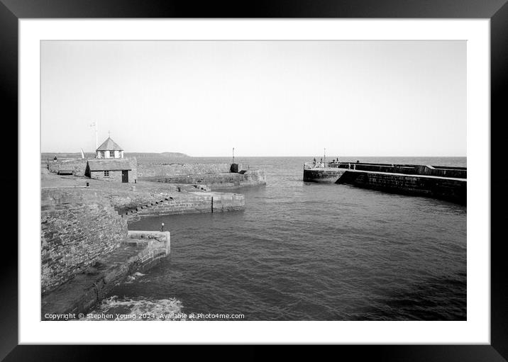 Charlestown Harbour Framed Mounted Print by Stephen Young