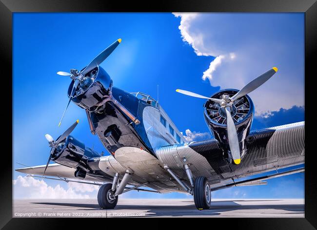 junkers ju 52 Framed Print by Frank Peters