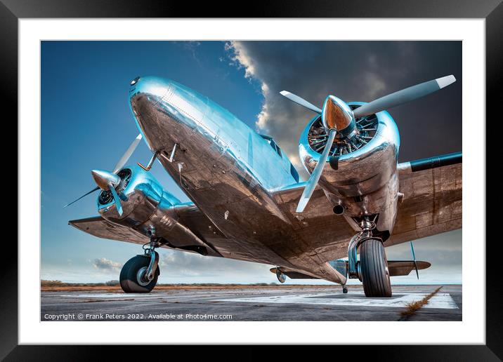 lockheed electra junior Framed Mounted Print by Frank Peters