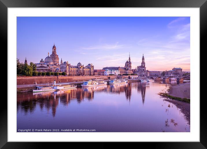 dresden Framed Mounted Print by Frank Peters