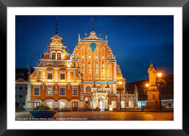 riga, latvia Framed Mounted Print by Frank Peters