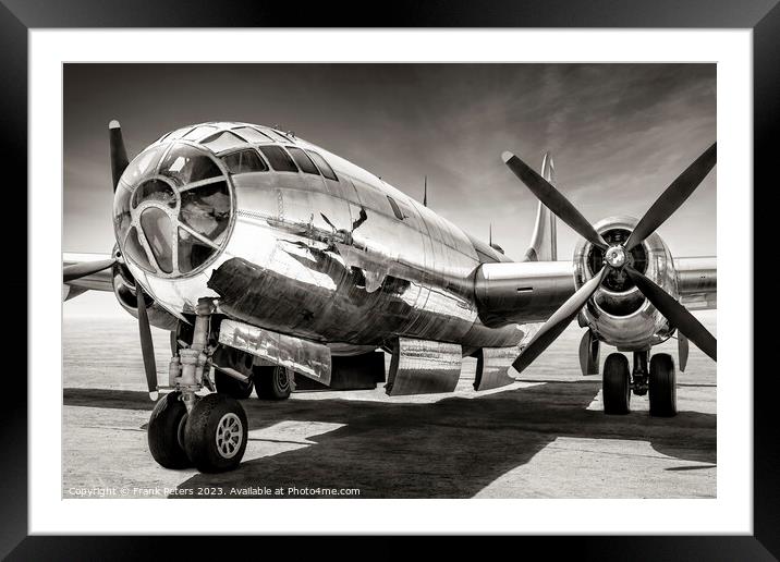 b29 superfortress Framed Mounted Print by Frank Peters