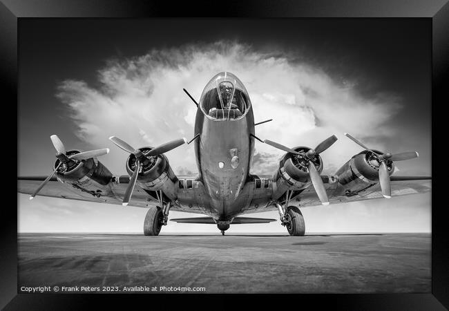 the flying fortress Framed Print by Frank Peters