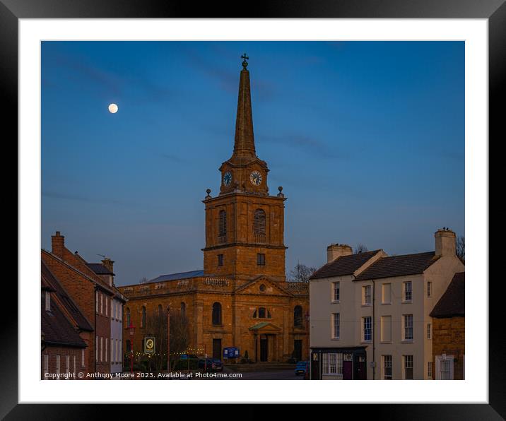 Holy Cross Church ,Daventry Framed Mounted Print by Anthony Moore