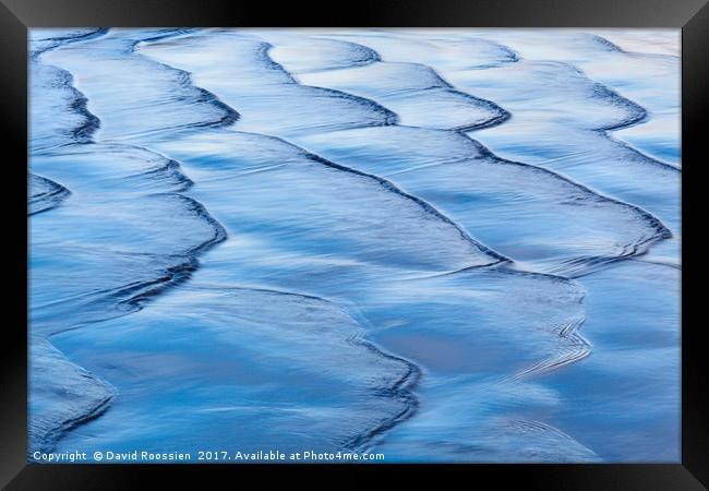 Ebbing Tide, Ruby Beach, Washington, USA Framed Print by David Roossien