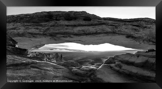 Sunrise Moab Arches Canyonlands National Park Utah USA Framed Print by Spotmatik 