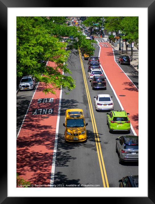 Tudor City Bridge Street Photography Framed Mounted Print by Benjamin Brewty