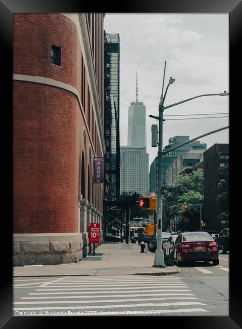 NYC Streets  Framed Print by Benjamin Brewty
