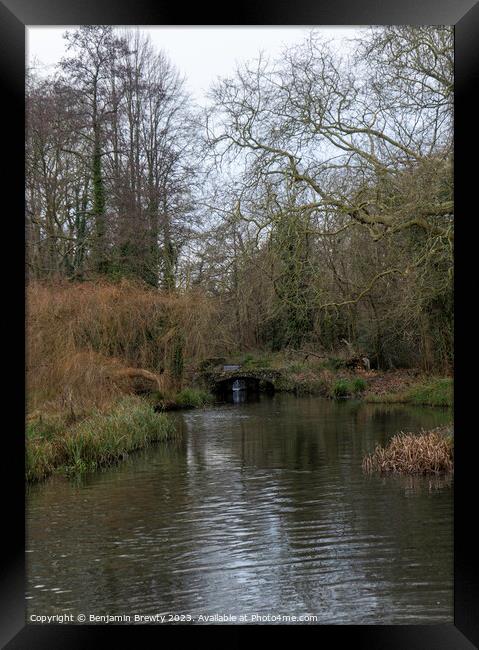 Cassiobury Park Watford Framed Print by Benjamin Brewty