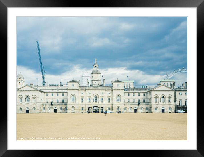 Somerset House Framed Mounted Print by Benjamin Brewty
