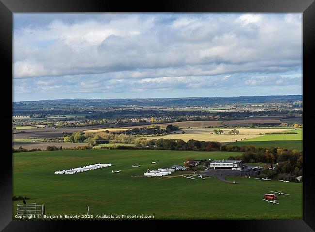 Dunstable Downs Framed Print by Benjamin Brewty