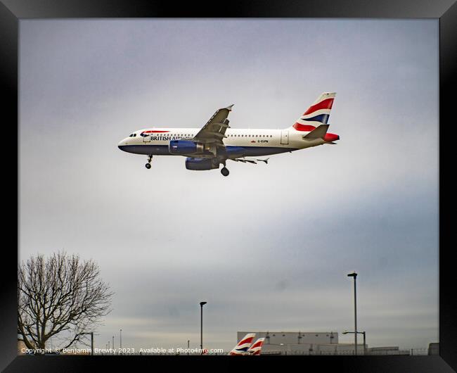 British Airways  Framed Print by Benjamin Brewty