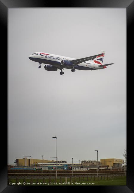 British Airways  Framed Print by Benjamin Brewty