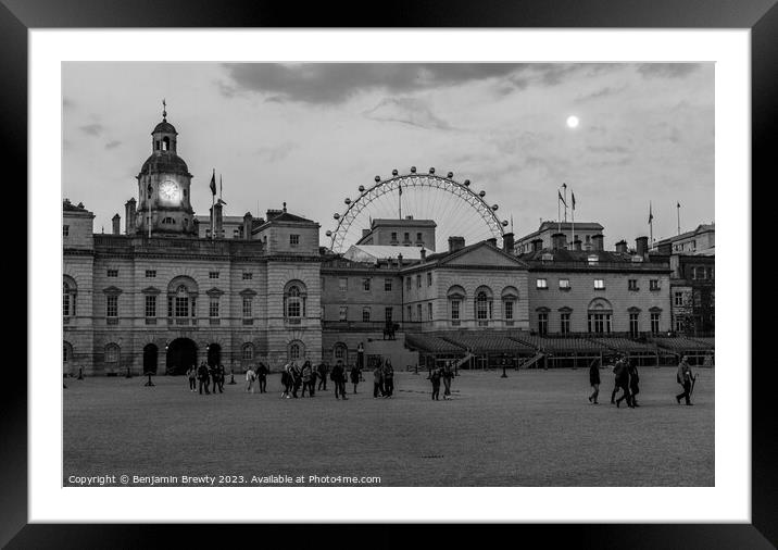 Somerset House Framed Mounted Print by Benjamin Brewty