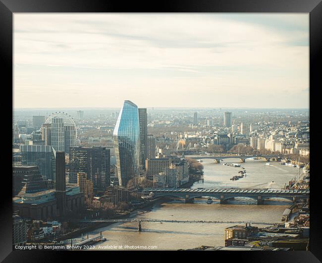 London Views  Framed Print by Benjamin Brewty