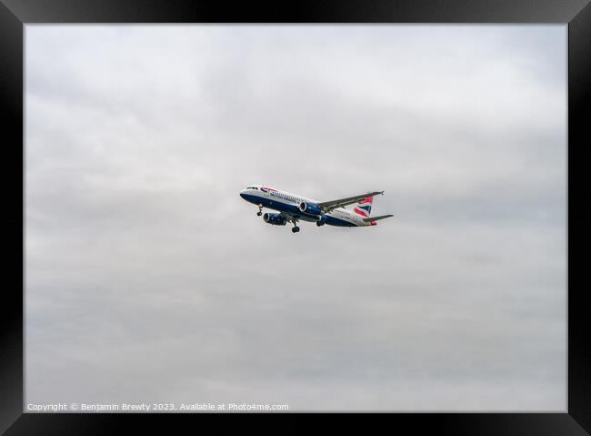 British Airways  Framed Print by Benjamin Brewty