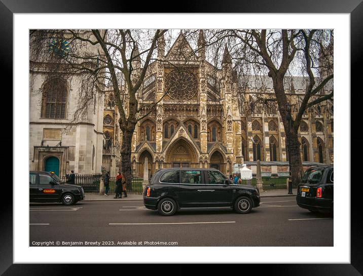 Westminster Abbey  Framed Mounted Print by Benjamin Brewty