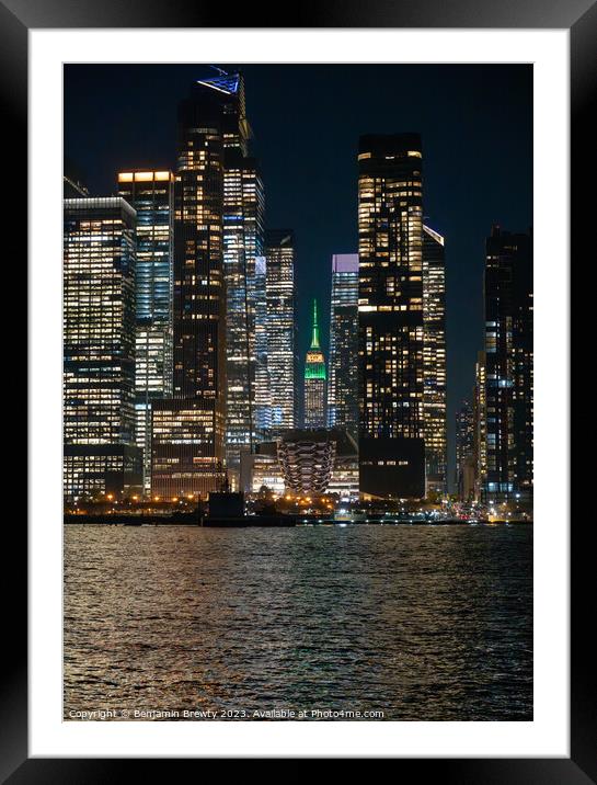 New York Architecture Framed Mounted Print by Benjamin Brewty