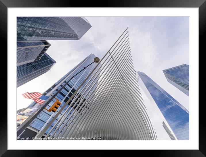NYC Architecture Framed Mounted Print by Benjamin Brewty