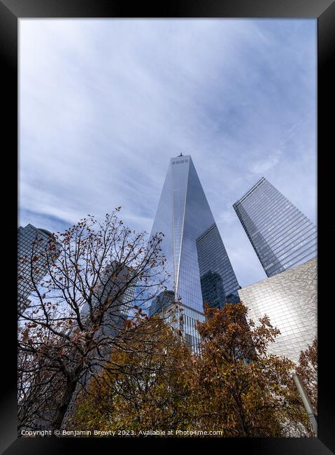 One World Trade Centre Framed Print by Benjamin Brewty