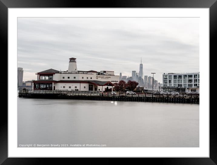 One World Long Exposure Framed Mounted Print by Benjamin Brewty