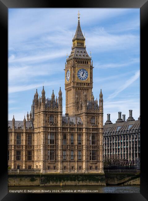 Big Ben Framed Print by Benjamin Brewty