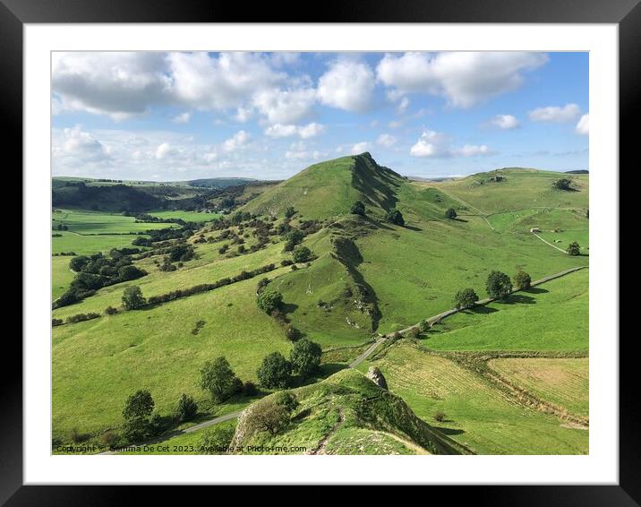 The Dragon’s Back Ridge, Peak District Framed Mounted Print by Gemma De Cet