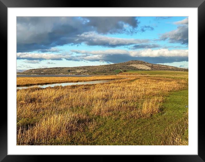 Views of Warton Crag and Morecambe Bay Framed Mounted Print by Gemma De Cet