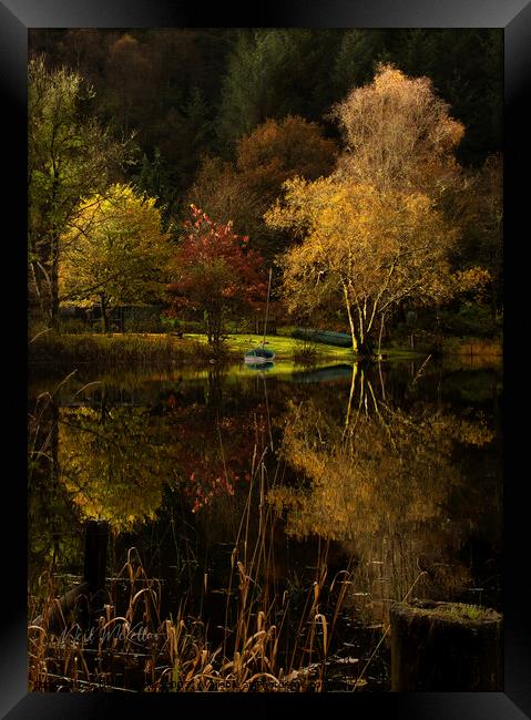 Reflections on Loch Ard 2 Framed Print by Neil McKellar