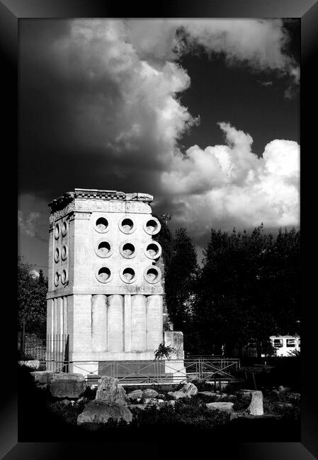 Tomb of Eurysaces the Baker, Rome Italy Framed Print by Fabrizio Troiani