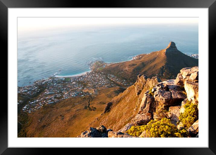Camps bay Framed Mounted Print by Fabrizio Troiani