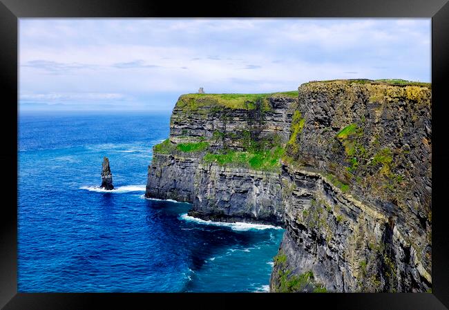 Cliffs of Moher Framed Print by Fabrizio Troiani