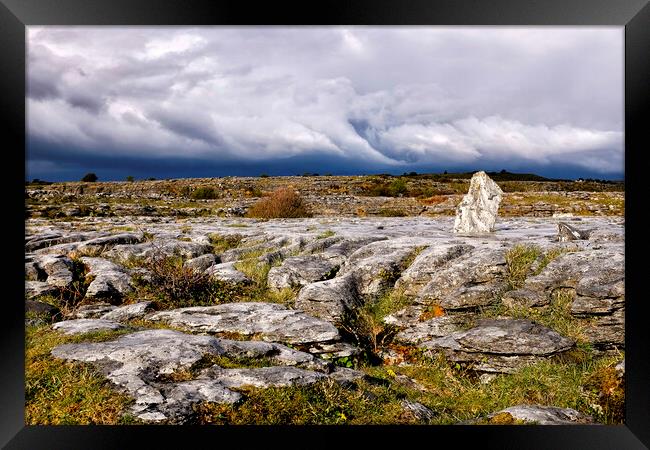 The Burren Framed Print by Fabrizio Troiani