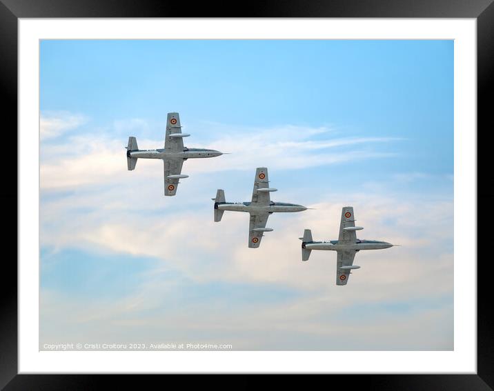 Light attack aircrafts  Framed Mounted Print by Cristi Croitoru