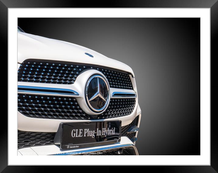 Mercedes-Benz GLE Plug-in-Hybrid Framed Mounted Print by Cristi Croitoru
